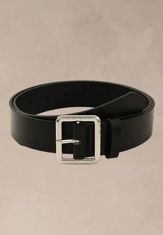 Pasek damski z kwadratową sprzączką
