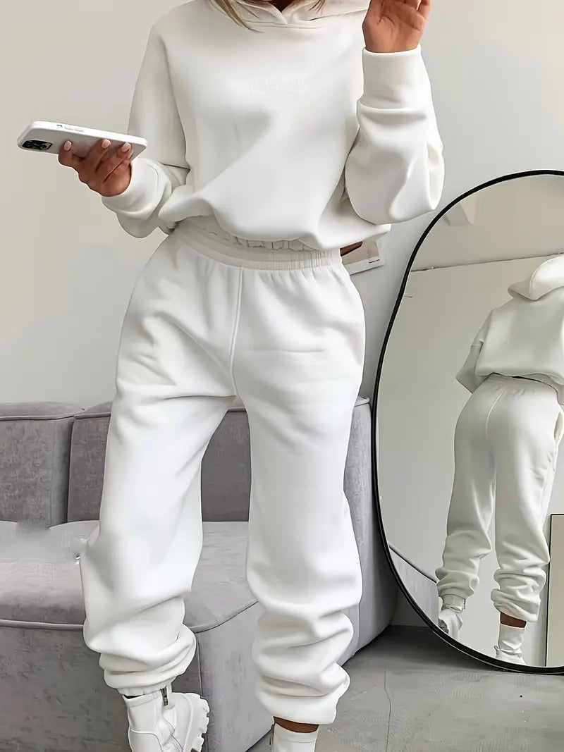 Damski dres z kapturem i spodniami jogger