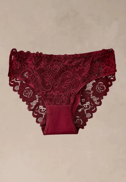 Zestaw 5 szt. figi majtki damskie bawełniane koronkowe