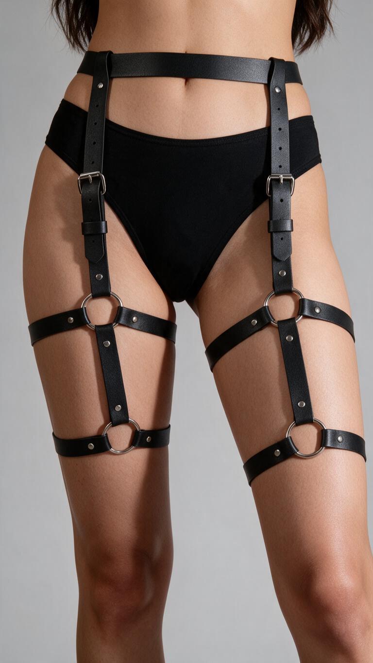 Harness z pasami na uda Cieloluna